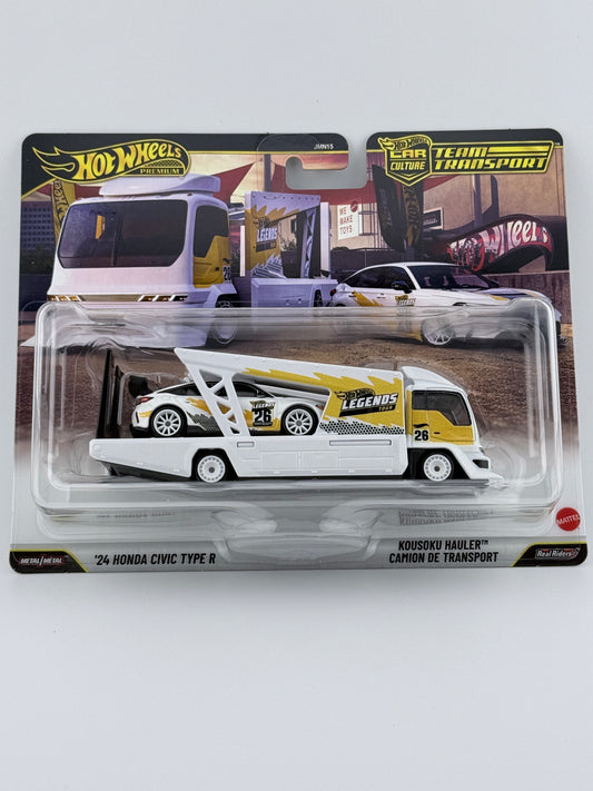 Hot Wheels 2026 Legends Tour Honda Civic Team Transport
